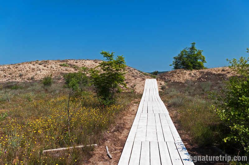 Дървени пътеки плаж Аркутино