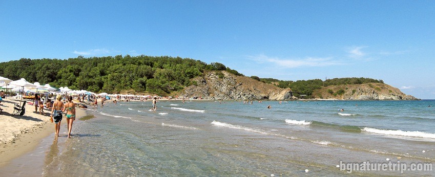 Плажът Силистар през лятото