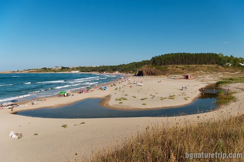 Северен плаж на Ахтопол, където е "Наково кладенче"